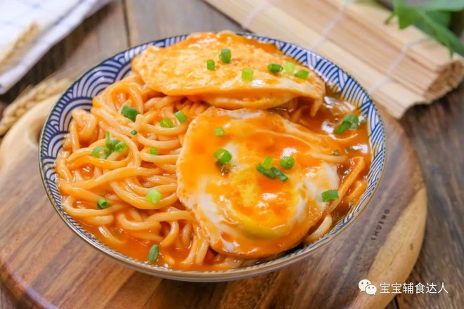 荷包蛋燜面  寶寶輔食食譜的做法-家常味煮菜譜