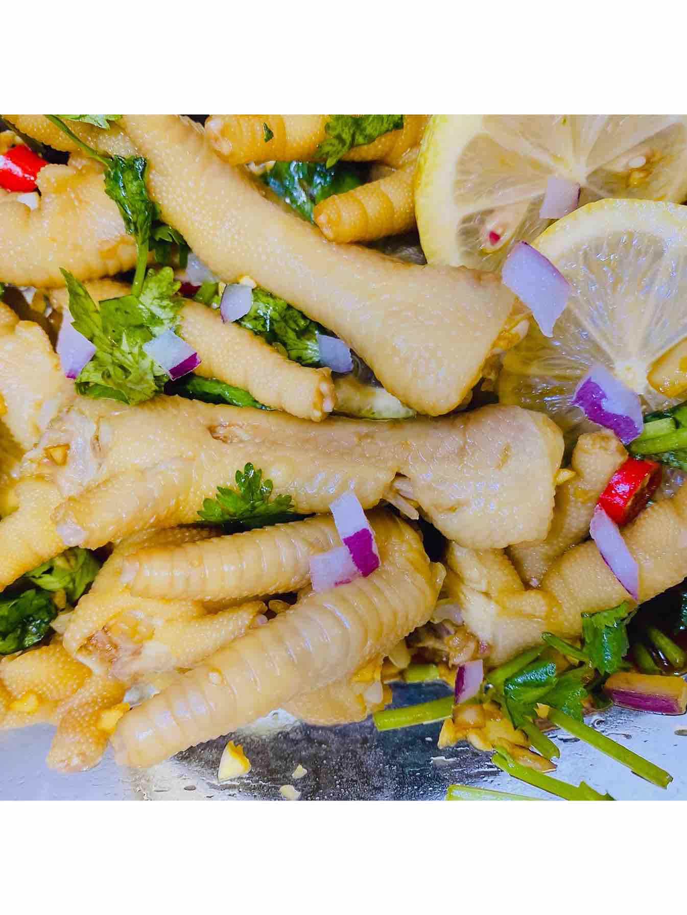 超級好吃的的檸檬雞腳的做法-家常味煮菜譜