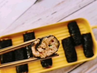 海苔雞肉卷的做法-咸鮮味煎菜譜