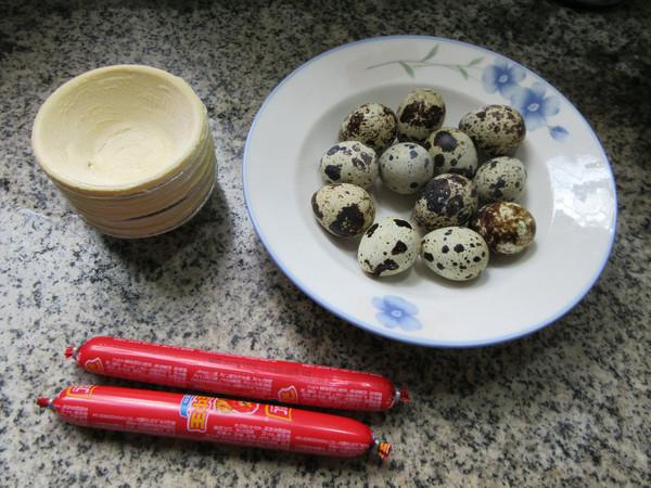 鵪鶉蛋火腿腸蛋撻的做法-家常味烘焙菜譜