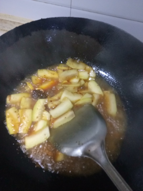 農(nóng)家葫蘆炒豬血的做法-家常味炒菜譜