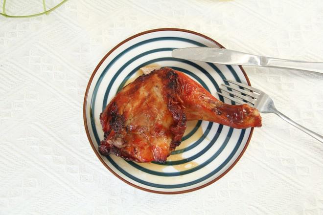 能烤掉好多油的空氣炸鍋烤雞腿，外脆里嫩的做法-咸鮮味烤菜譜