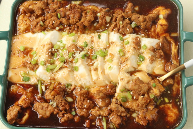 肉沫雞蛋豆腐的做法-家常味蒸菜譜