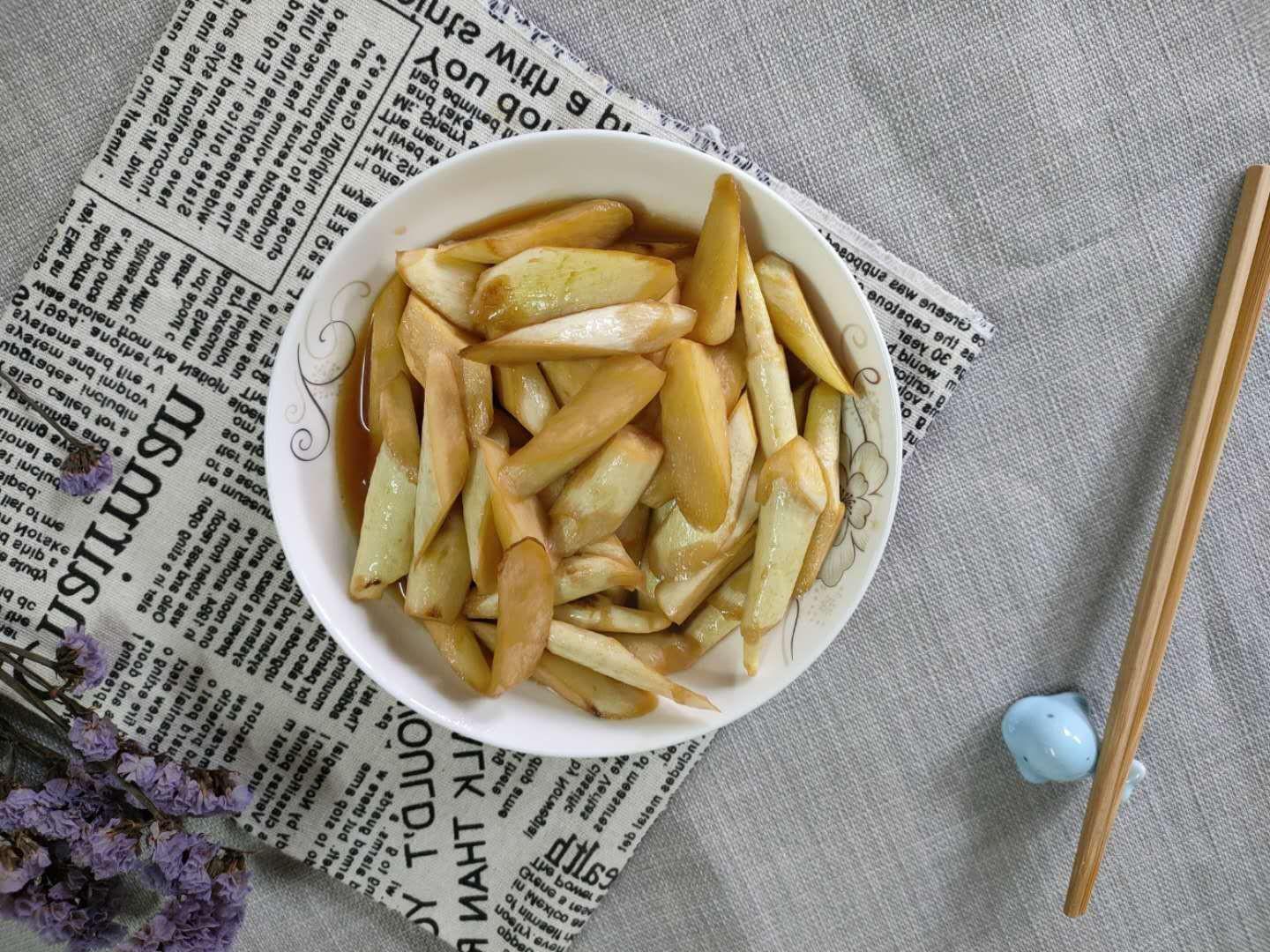 紅燒茭白的做法-咸鮮味燒菜譜