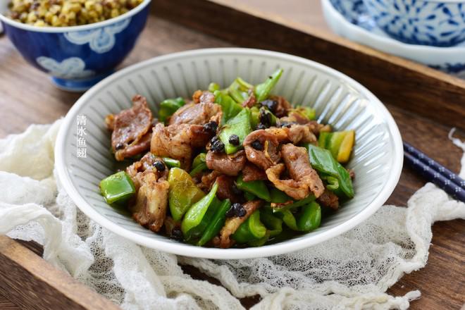 豆豉青椒炒肉片的做法-香辣味炒菜譜