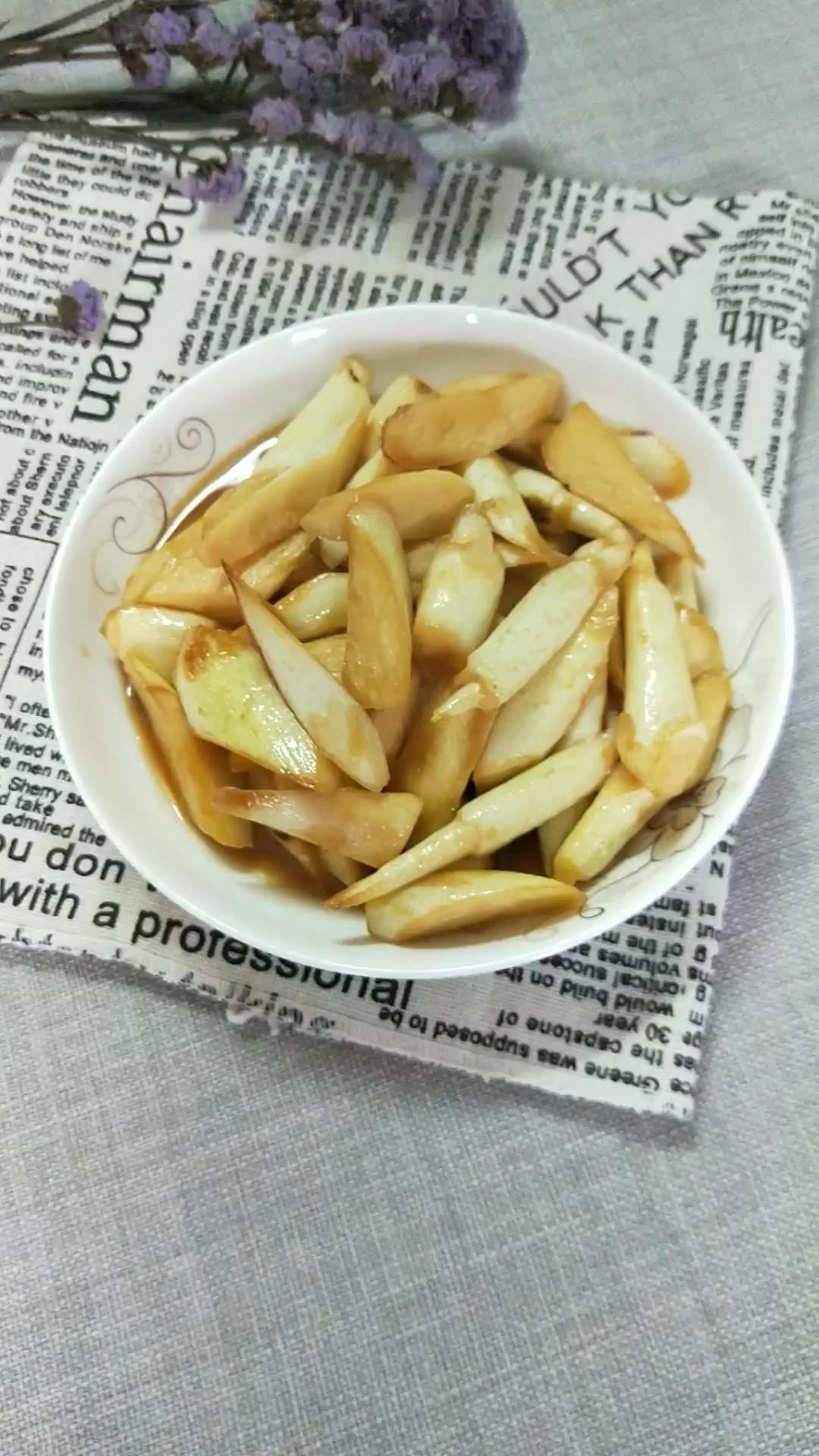 紅燒茭白的做法-咸鮮味燒菜譜