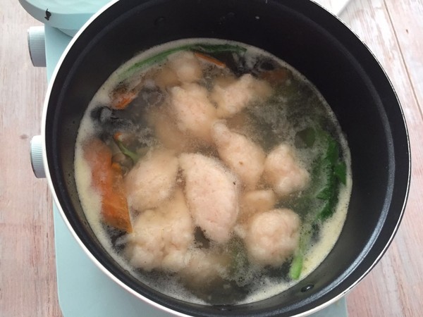 蝦滑湯的做法-咸鮮味煮菜譜