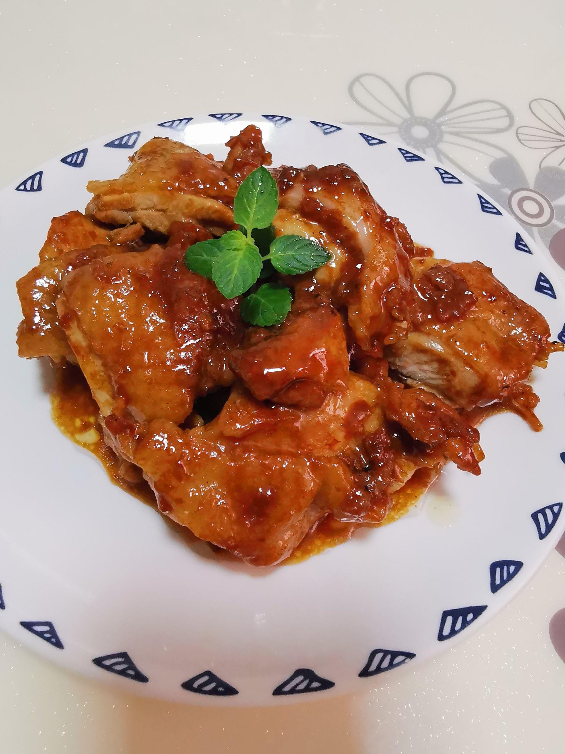 照燒雞腿扒的做法-家常味煎菜譜