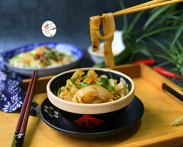 免洗涼皮的做法-家常味蒸菜譜