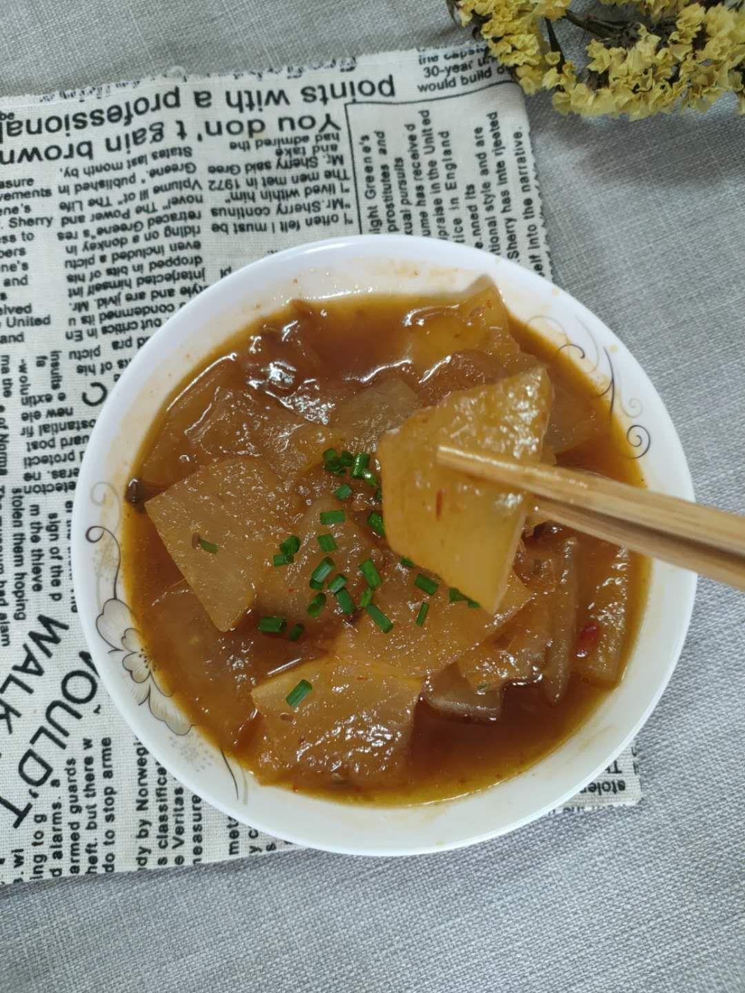 醬燒冬瓜的做法-家常味燒菜譜