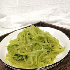 爆炒萵苣絲的做法-家常味炒菜譜