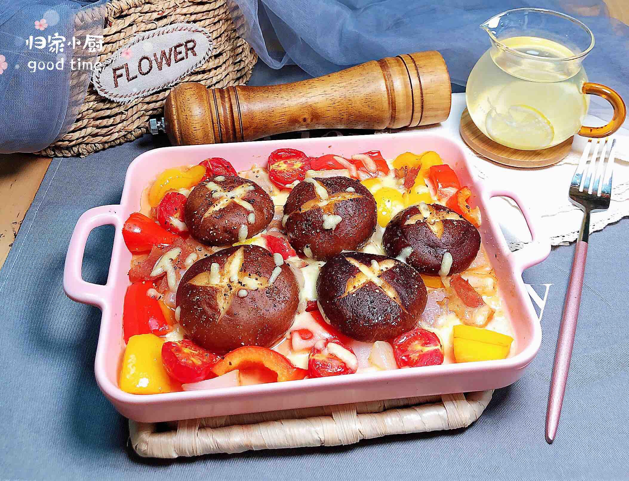 孜然烤香菇的做法-其它口味烤菜譜