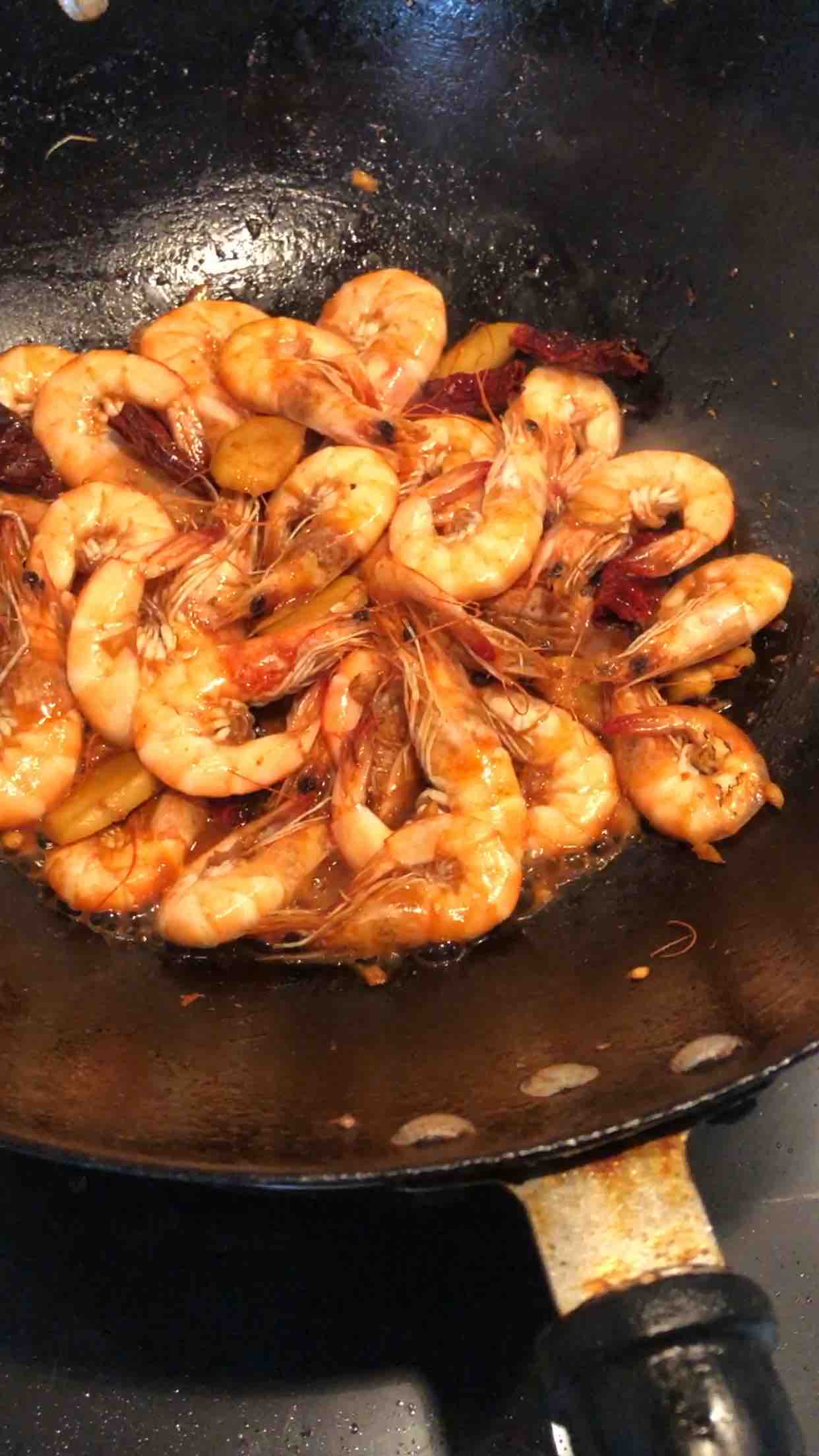 香辣海蝦的做法-咸鮮味炒菜譜