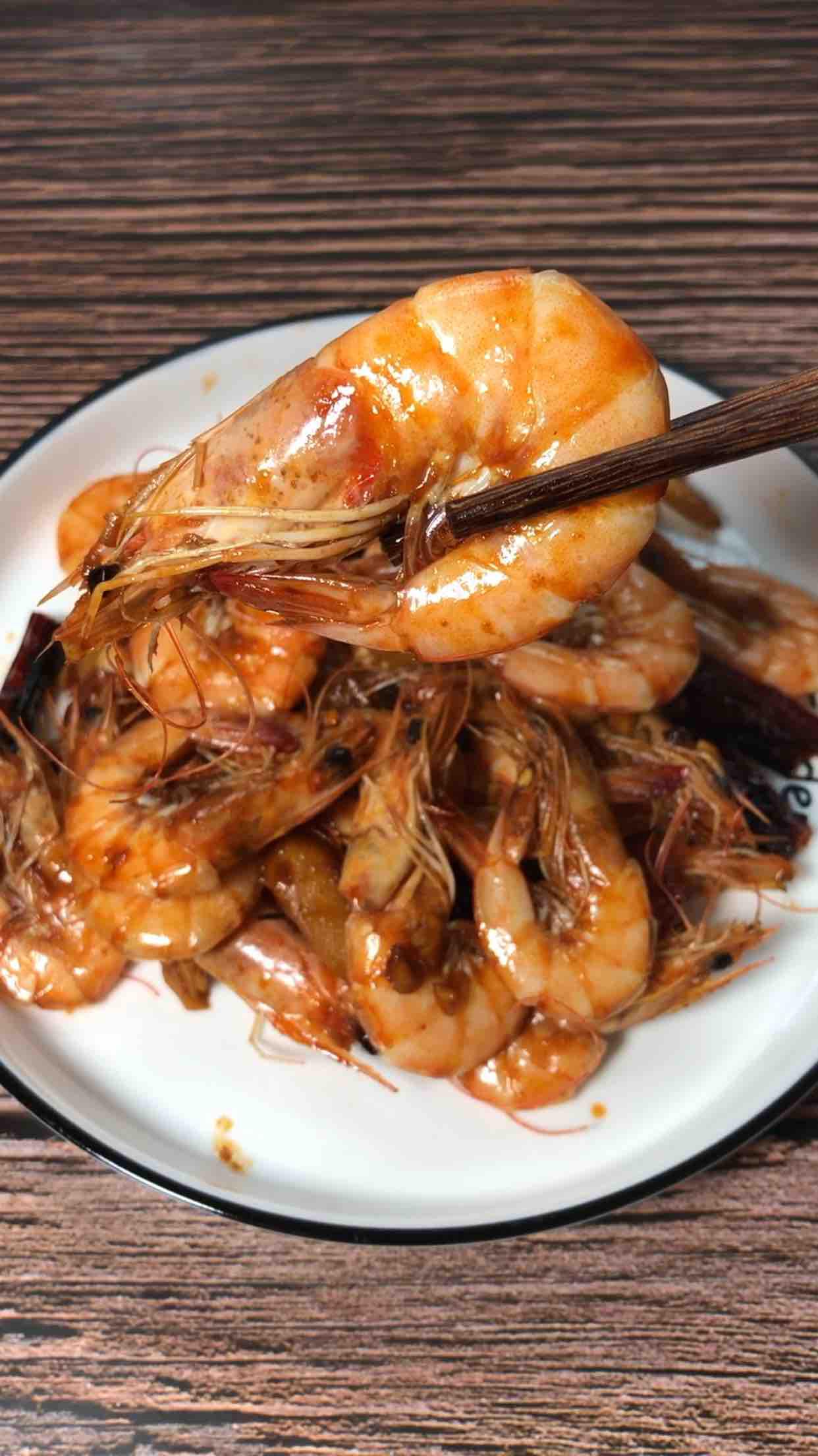 香辣海蝦的做法-咸鮮味炒菜譜