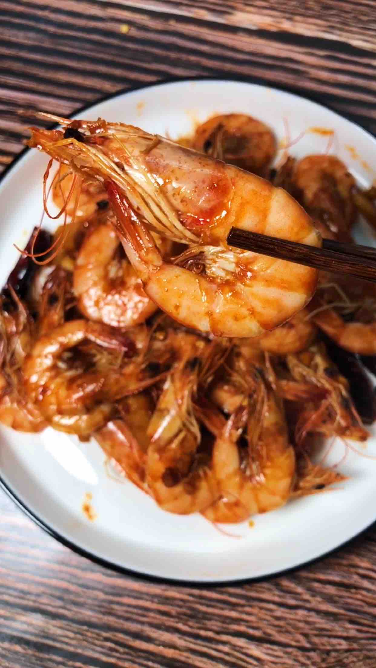 香辣海蝦的做法-咸鮮味炒菜譜