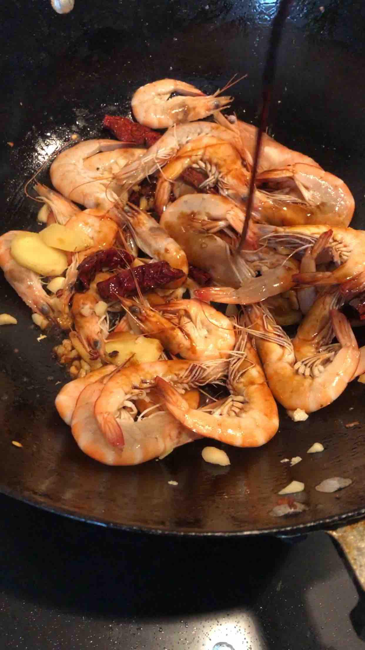 香辣海蝦的做法-咸鮮味炒菜譜