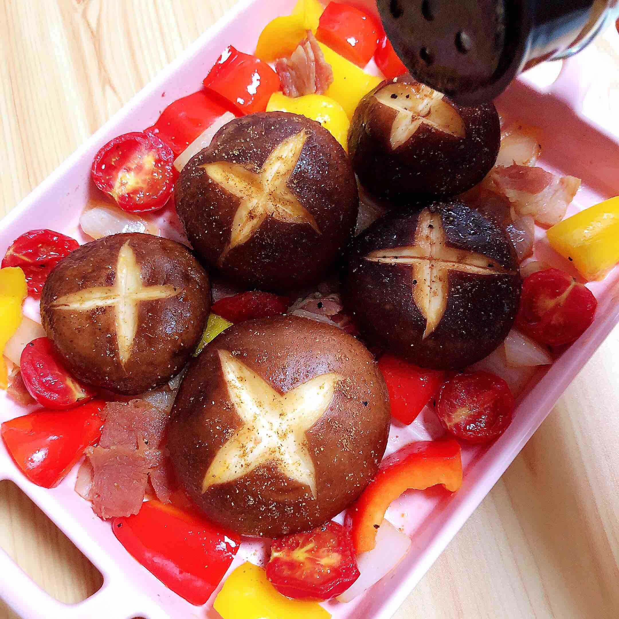 孜然烤香菇的做法-其它口味烤菜譜