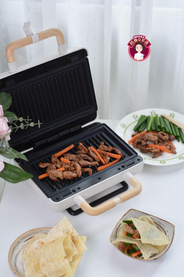 空心餅夾烤肉的做法-黑椒味烙菜譜