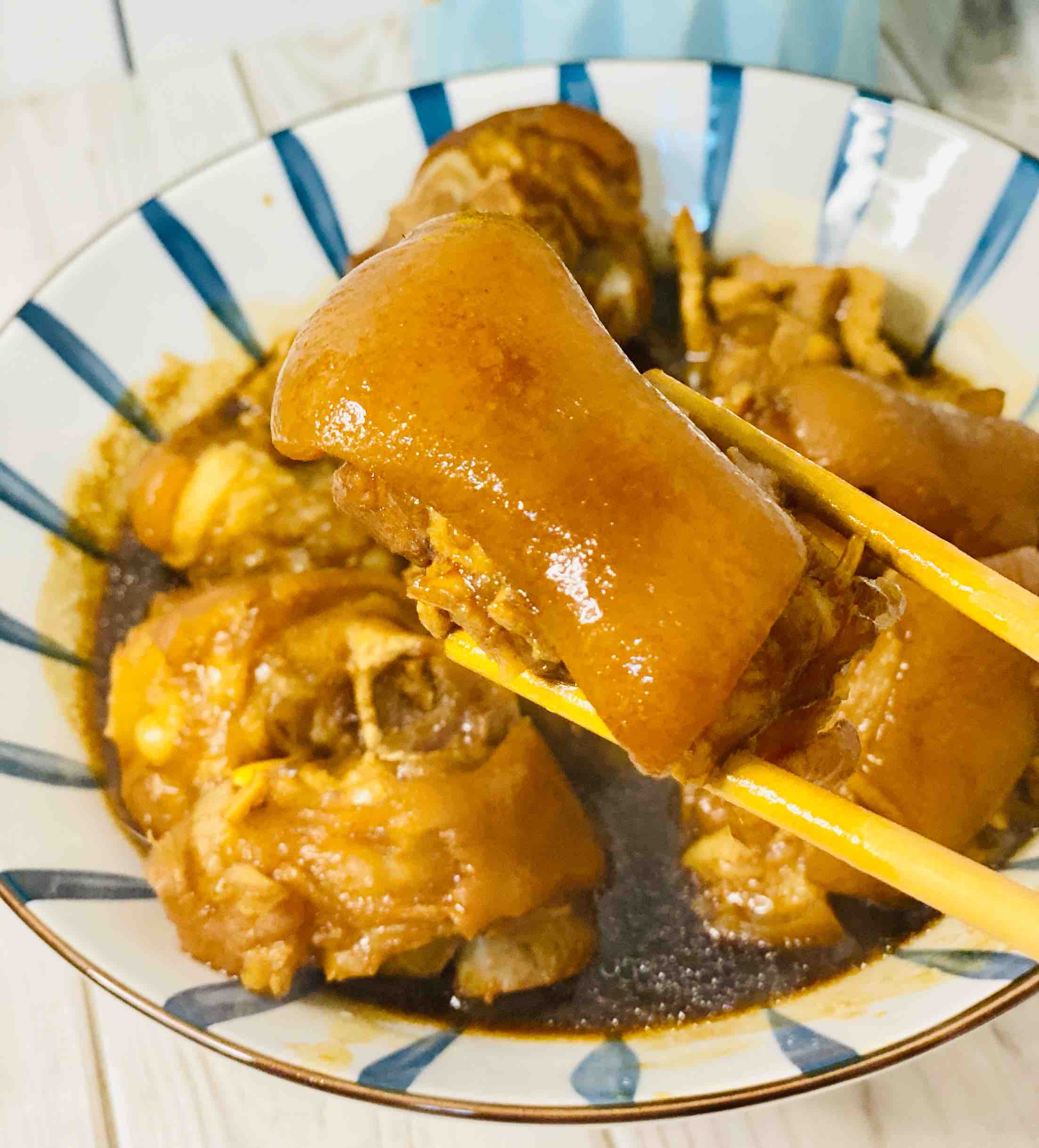 超香醬豬蹄，Q彈會抖臀?這樣燜，一鍋都不夠的做法-家常味燉菜譜