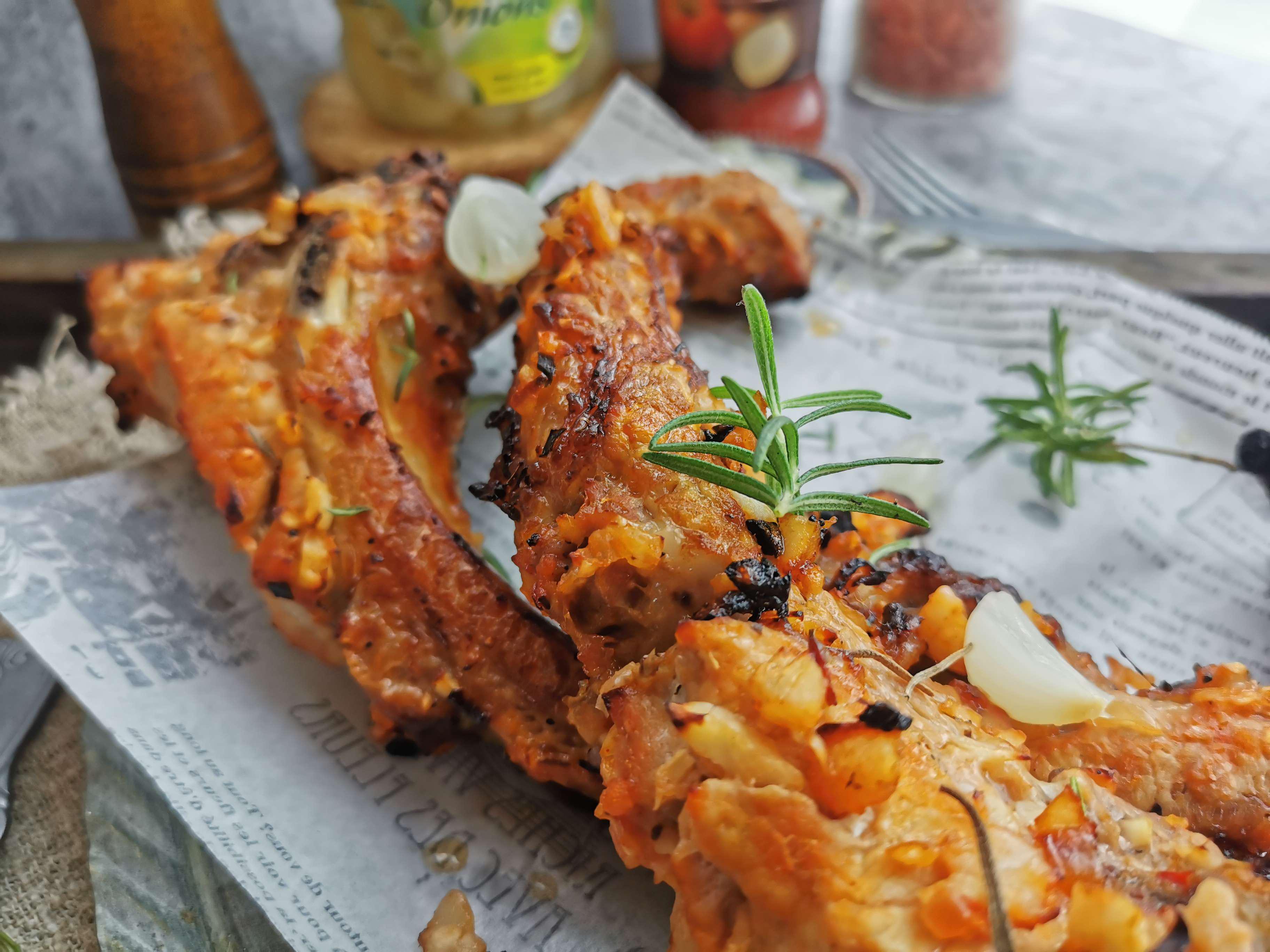 雞尾洋蔥烤豬排的做法-咸鮮味烤菜譜