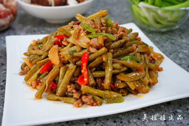 自制酸豆角----酸豆角炒雞胗的做法-酸辣味炒菜譜