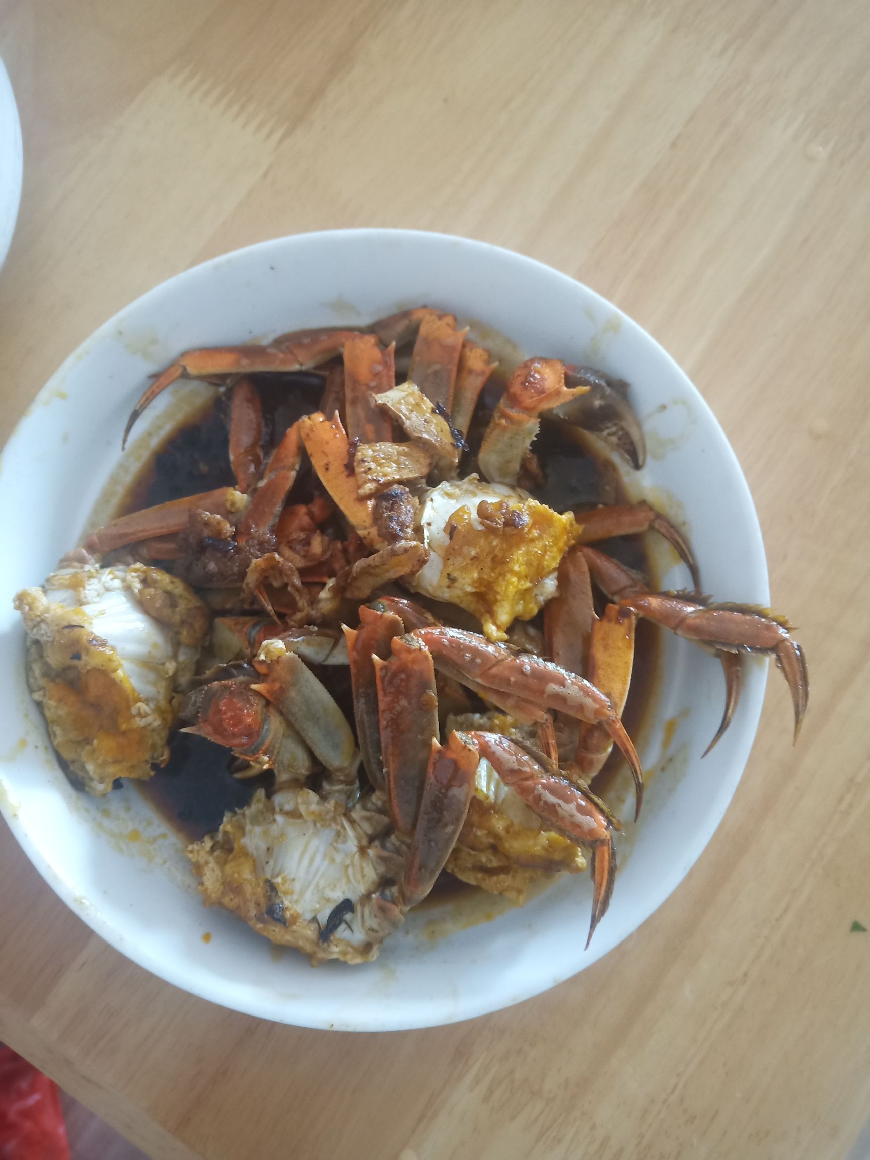 螃蟹蒸黑米的做法-咸鮮味蒸菜譜