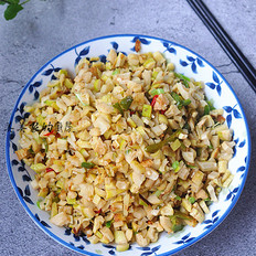 青椒炒春筍末的做法-家常味炒菜譜