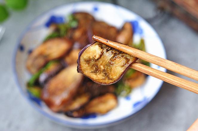 少油版紅燒茄子的做法-家常味煎菜譜