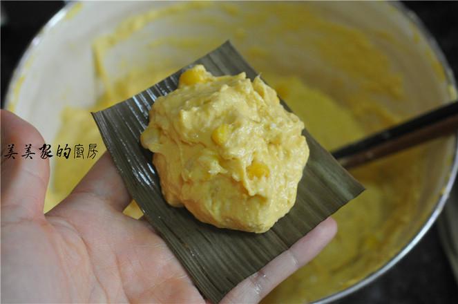 玉米南瓜蒸糕的做法-甜味蒸菜譜