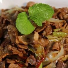 蔥爆羊肉，秋天滋補佳品的作法-家常味燒菜譜