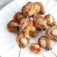 烤扇貝串兒,鮮香十足超好吃的做法-咸鮮味烤食譜