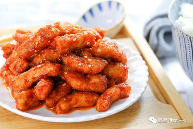 寶寶糖醋里脊  寶寶輔食食譜的做法-家常味炒菜譜