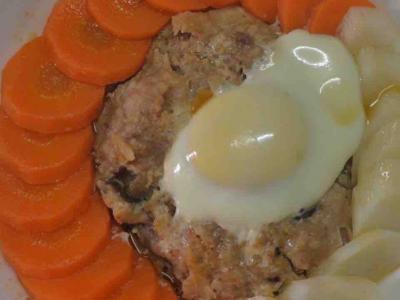 紅蘿卜 淮山藥 馬蹄蒸肉餅 蒸蛋的做法-家常味蒸食譜