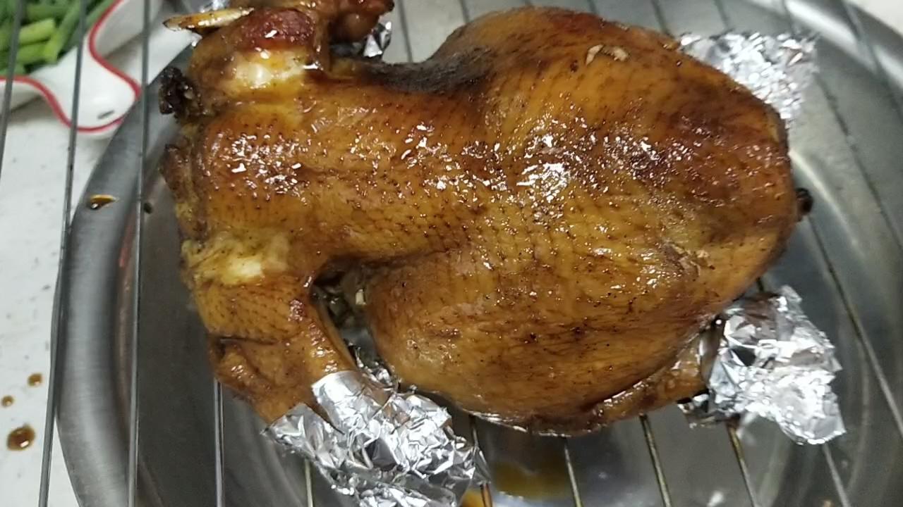 超簡單的脆皮蜂蜜醬油烤雞的做法-咸鮮味烤菜譜