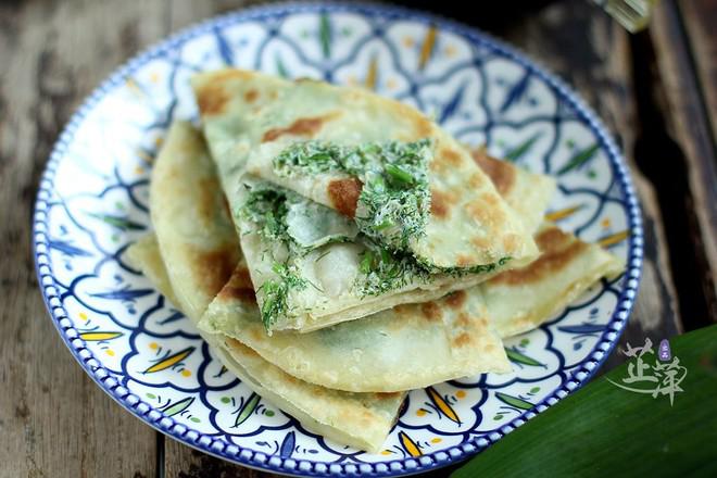 烙小茴香蛋餅的做法-家常味烙菜譜
