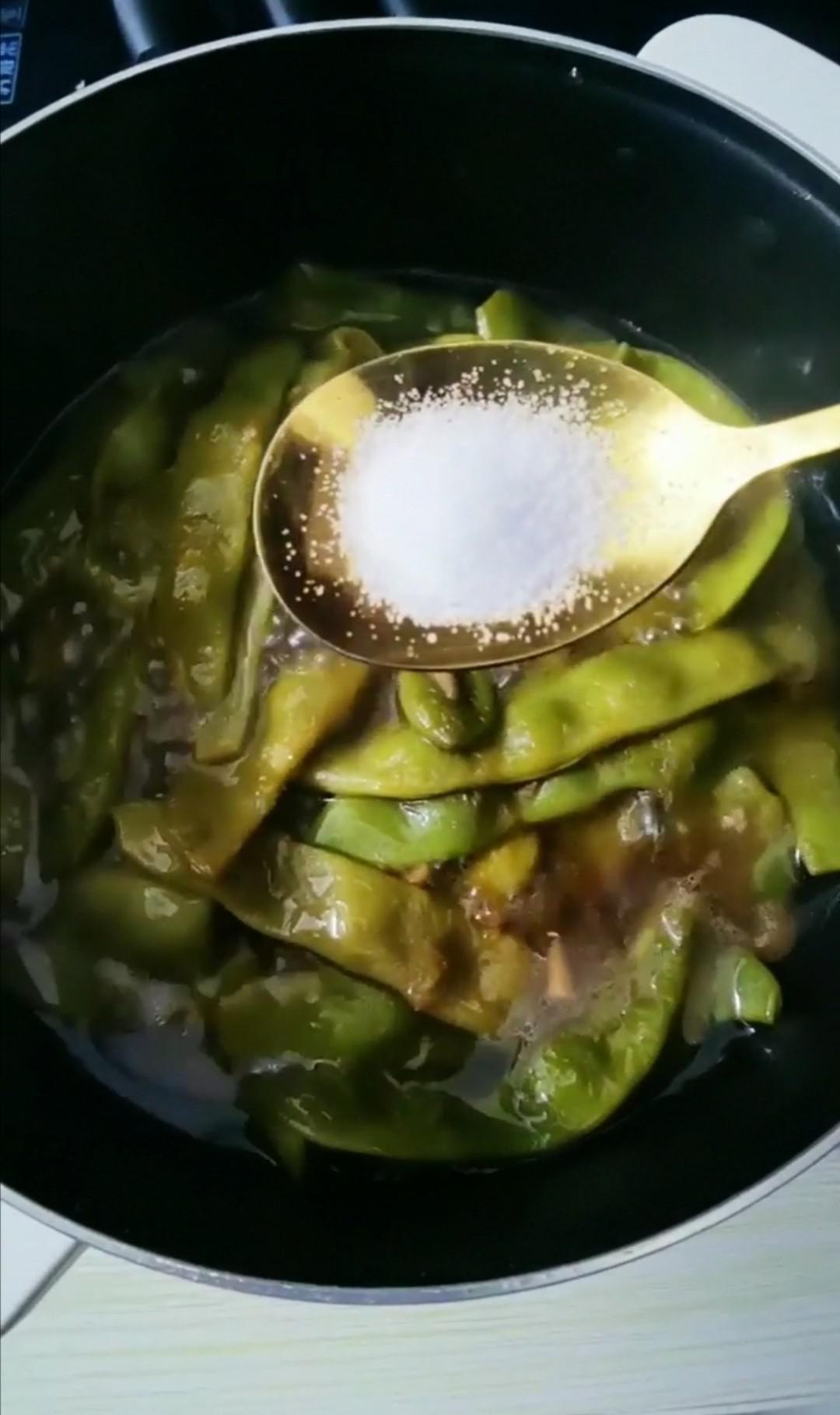 燉豆角的做法-咸鮮味燉菜譜