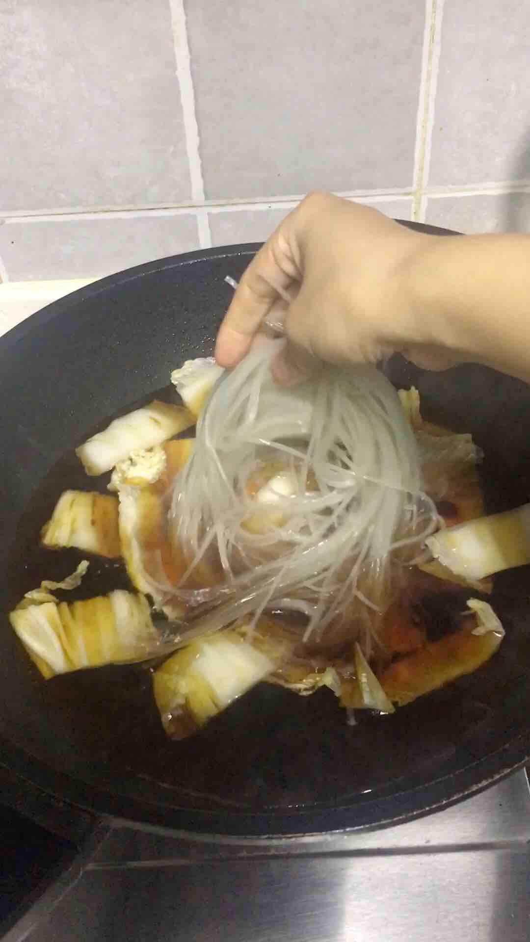 白菜粉絲湯的做法-家常味煮菜譜