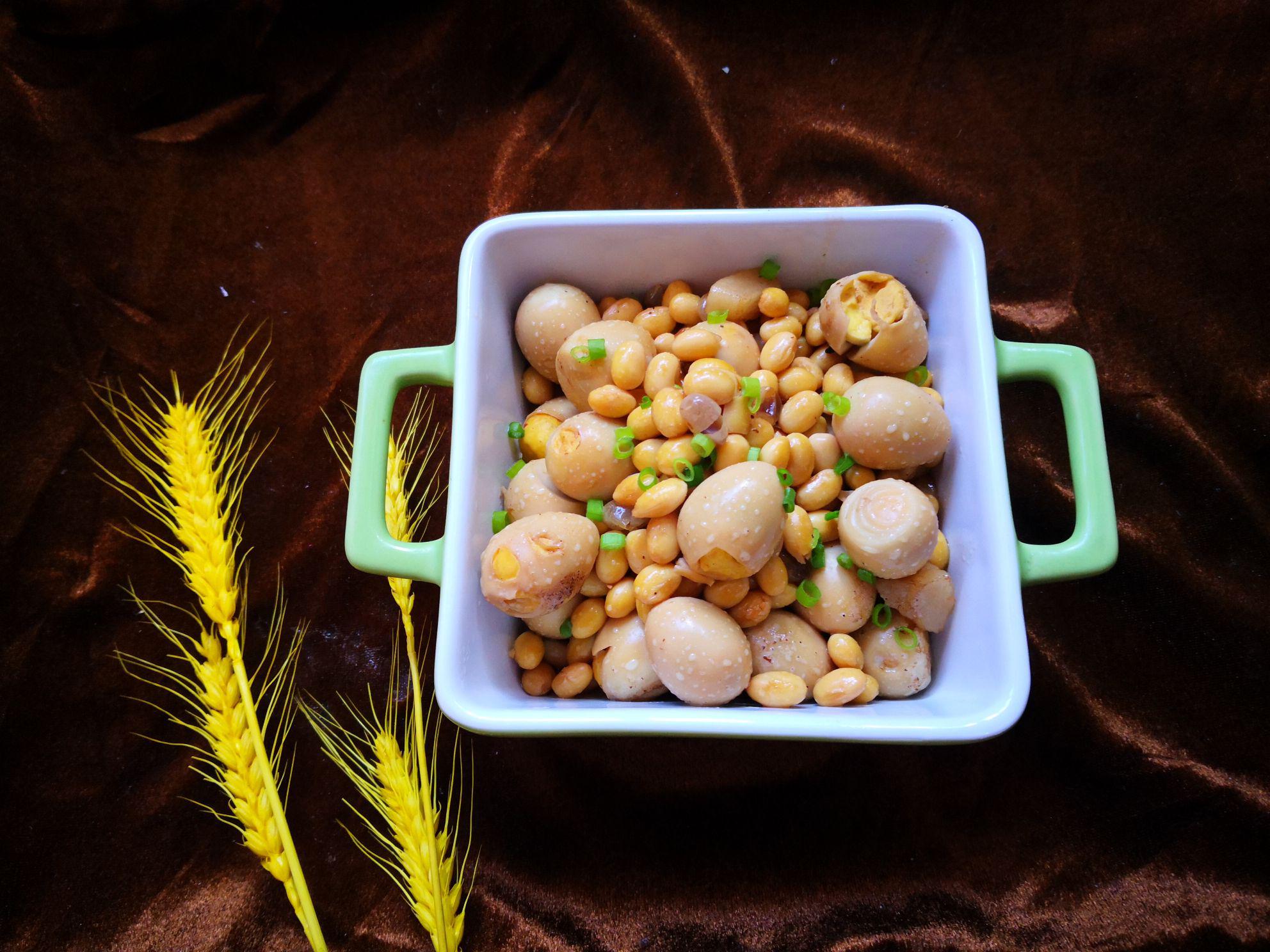 鵪鶉蛋燜豆的做法-家常味醬菜譜