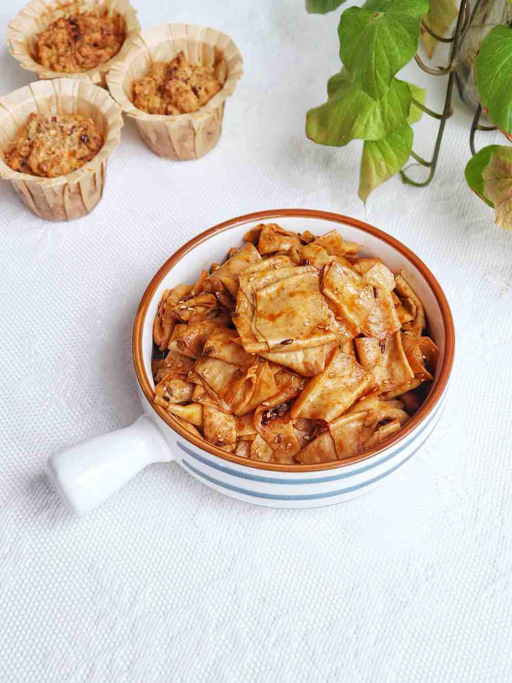 香辣豆皮的做法-香辣味煮菜譜