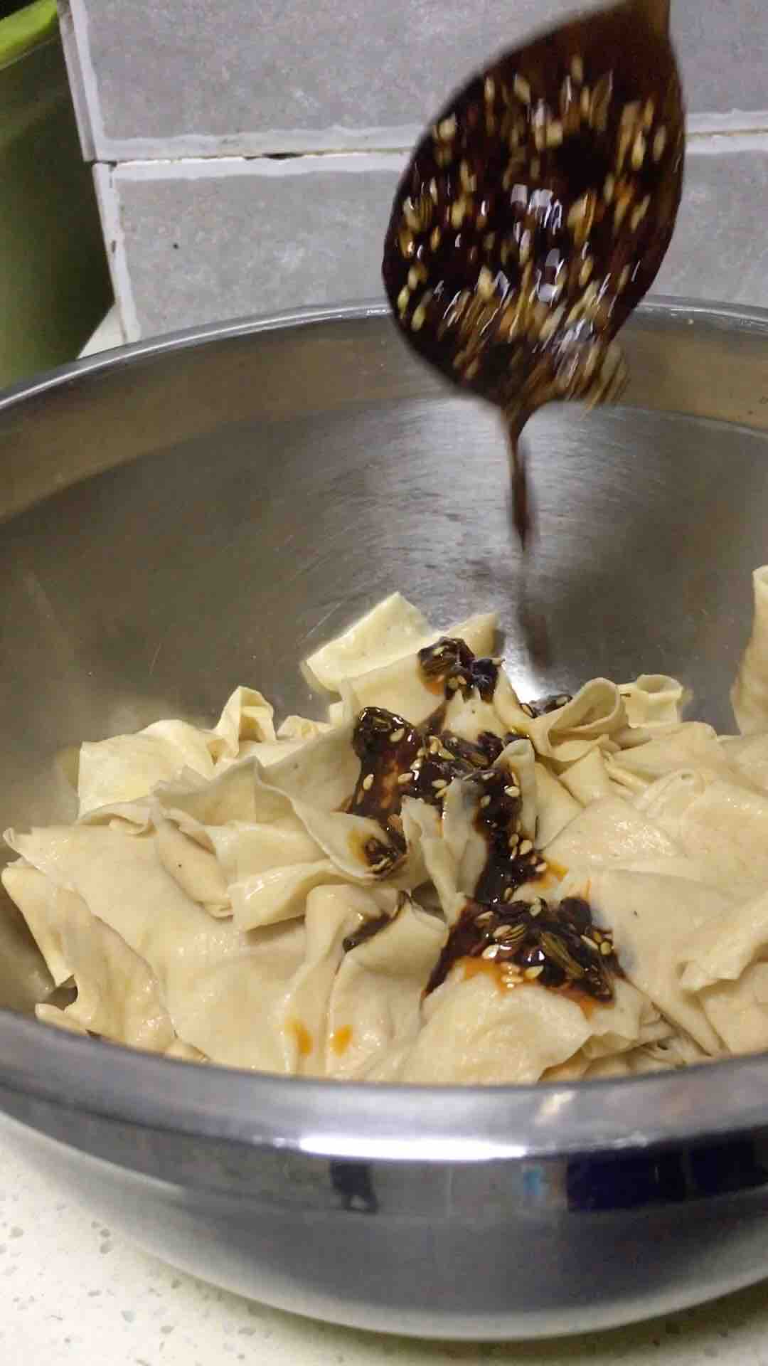 香辣豆皮的做法-香辣味煮菜譜