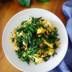 婆婆丁炒雞蛋的做法-咸鮮味炒菜譜