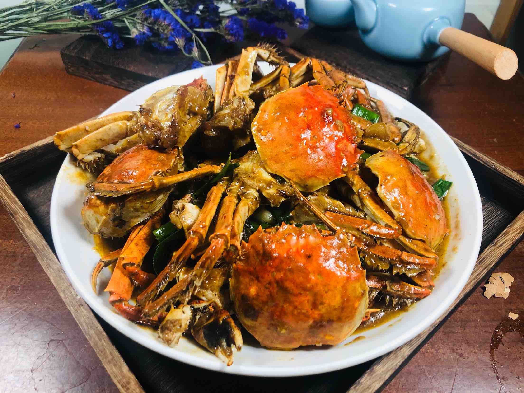 香辣蟹的做法-香辣味燒菜譜