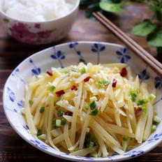 香脆醋溜土豆絲的做法-家常味炒菜譜