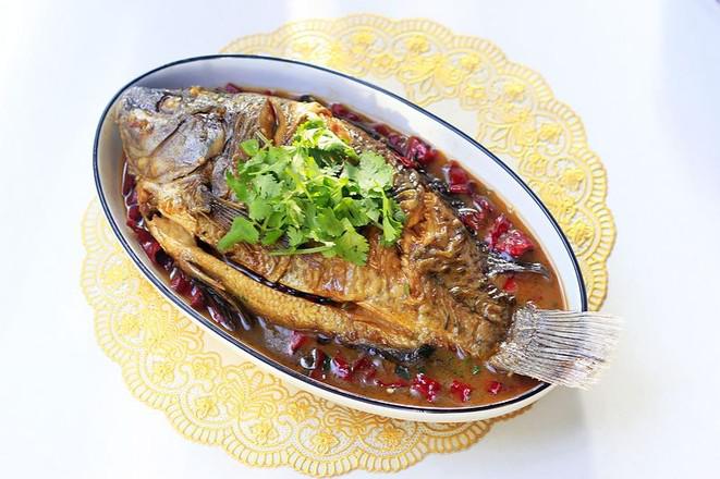 干燒羅非魚的做法-咸鮮味燒菜譜