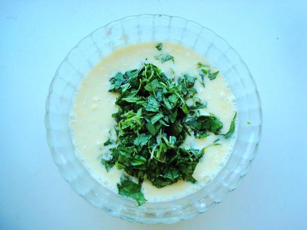 荊芥雞蛋餅的做法-家常味煎菜譜