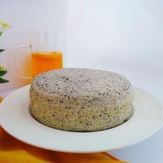 黑芝麻蒸蛋糕的做法-甜味蒸菜譜