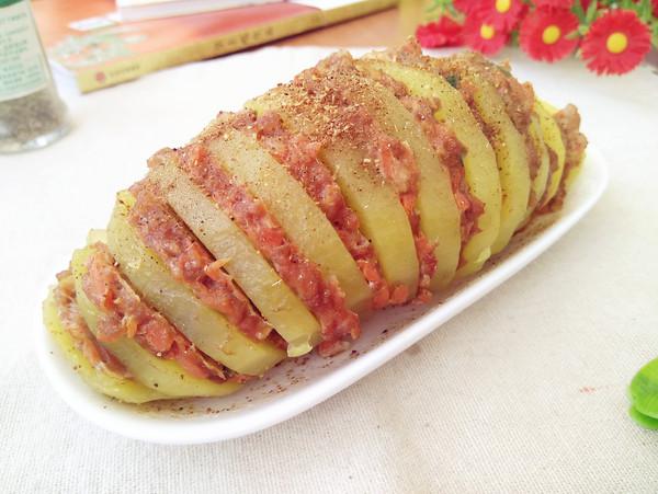 蒸制版風琴土豆的做法-咸鮮味蒸菜譜