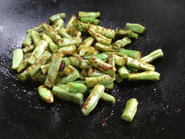 醬香豆角杏鮑菇的做法-家常味燒菜譜