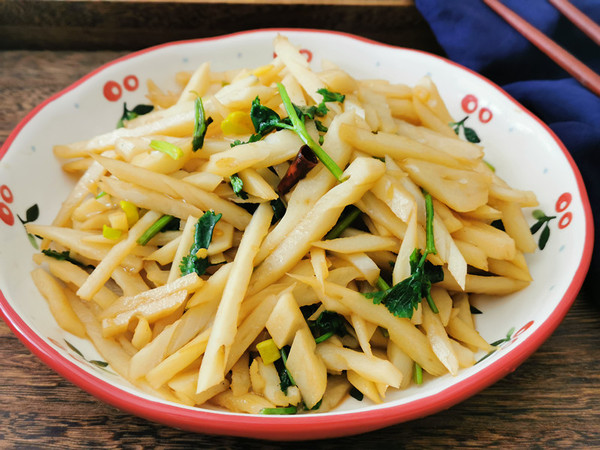 酸辣藕絲的做法-咸鮮味炒菜譜