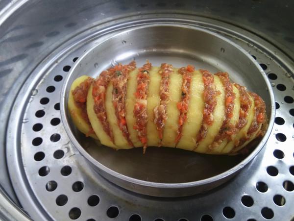 蒸制版風琴土豆的做法-咸鮮味蒸菜譜